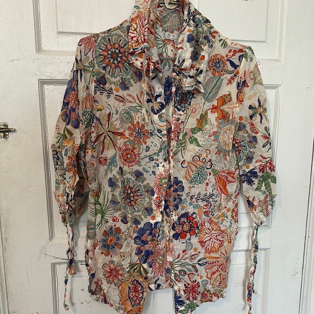 G—SHAN Vibrant Casual Button Down Shirt